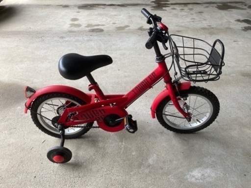 幼児用　14インチ補助輪付き自転車