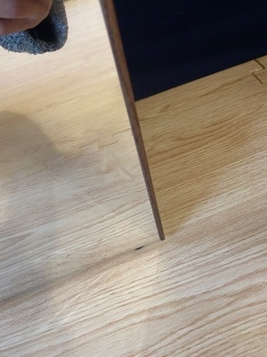 【値下げしました】リフェクス割れない軽量ミラー幅80×高さ150cmオーク(木目)フレームRM-6/MO【日本製】1