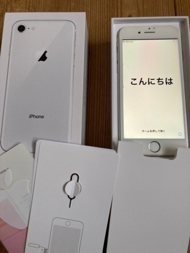 iPhone8 silver SIMフリー　64GB