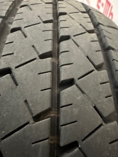 美品‼️ 195/80R15 ホイル付夏タイヤ4本 ハイエース用  