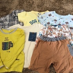 夏物男の子服の画像