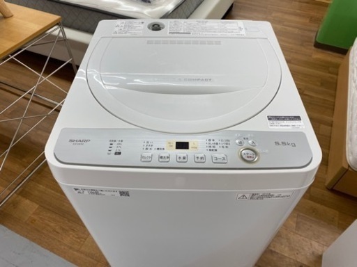 I338 ? SHARP 洗濯機 （5.5㎏） ⭐動作確認済⭐クリーニング済