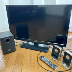 【お取引中】32型テレビ&スピーカーセット　レグザ REGZA ...
