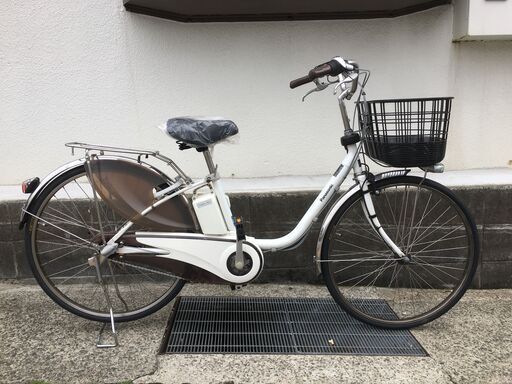 地域限定送料無料 ビビ DX 16AH 子供乗せ 白 神戸市 電動自転車 公式