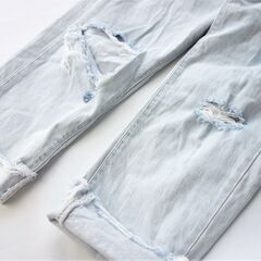 【No.31】UNIQLO ダメージジーンズ デニム 24(61cm)の画像
