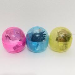 新品☆ミニチュア鳥類☆カプセルトイ3点セット
