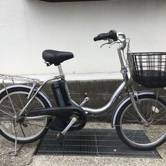 地域限定送料無料　ブリヂストン　アシスタ　新基準　20インチ　8,9AH　シルバー　ナチュラ　ビビ　神戸市　電動自転車　