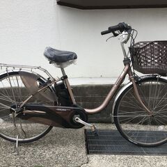 地域限定送料無料 パナソニック ビビ DX 8,9AH 新基準 子供乗せ ローズ