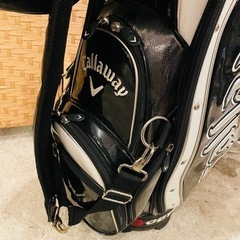 《売約済》　キャロウェイ　Callaway ビッグバーサ　X2HOT Big Bertha キャディバッグ　ゴルフ　バッグ　エナメル　黒　ブラック　の画像