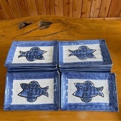 お魚のお皿16枚セット