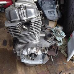 CB250Tから下ろしたエンジン　レストアベースの画像