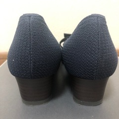 JELLY BEANS パンプス　紺　22.5cmの画像