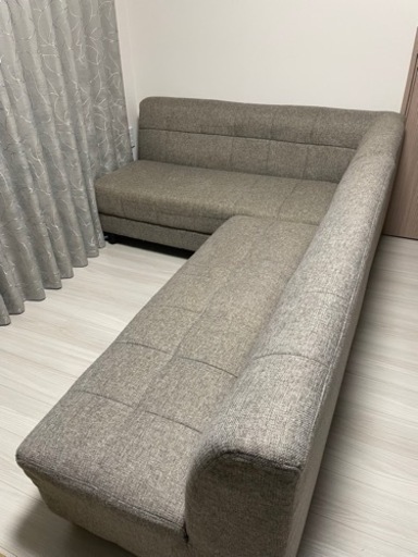 ニトリ　L字リビングダイニングソファ