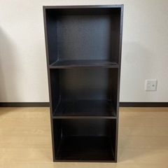 3段カラーボックス