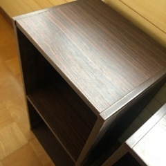 お取引き先が決まりました　カラーボックス2個の画像