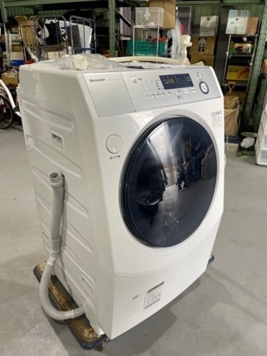 SHARP ES-H10D-WL 2020年製 ドラム式 洗濯乾燥機 2020年シャープ ドラム