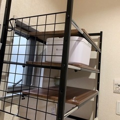 【お取引中】オシャレなランドリーラックの画像