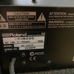 ローランドkc350 キーボードアンプ　注意、ジャンクです。の画像