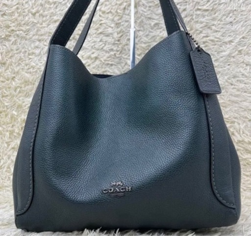希少色 コーチ ハドリー ホーボー ショルダーバッグ レザー