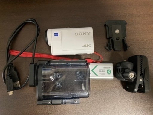 配送可SONY FDR-x3000 キャップクリップ付きAKA-CAP 1  アクションカメラ