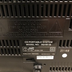 Victor コンポ　CD/iPod/USB/FMラジオの画像