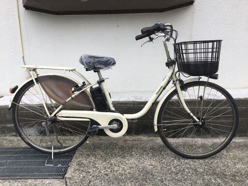 地域限定送料無料　パナソニック　ビビスタイルDX　13,2AH　新基準　子供乗せ　白　ナチュラ　アシスタ　神戸市　電動自転車