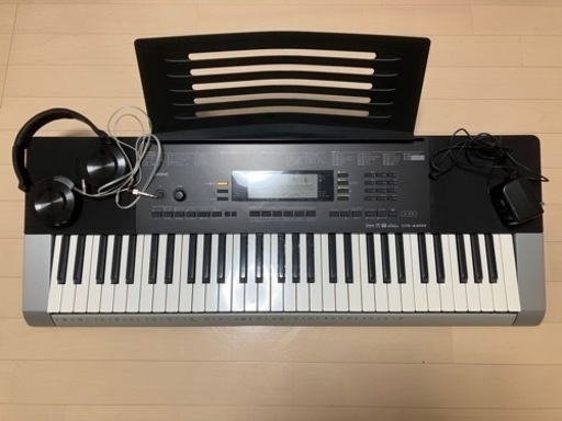 CASIO 61鍵キーボード+ONKYO ヘッドホン +収納ケース