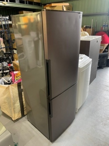 SHARP ノンフロン冷凍冷蔵庫 271L SJ-PD27C-T 2017年製 プラズマクラスター7000搭載 ブラウン シャープ