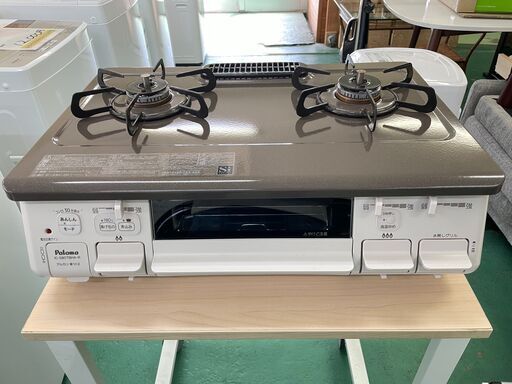 【Paloma】LPガス プロパン 2020年 IC-S807BHA-R ガステーブル 新生活 一人暮らし キッチン 生活家電 福島 郡山市 a