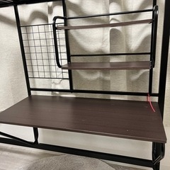 ニトリロフトベッド　デスク付きの画像
