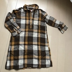 ✨女児　シャツワンピース☆   サイズ100〜110の画像