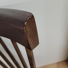 木製イス 2脚セットの画像
