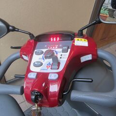 【お値下げ】スズキ セニアカー ET4D7型（お値引き可） 綺麗なレッド 電動四輪車いす/シニアカー　石川県小松市の画像