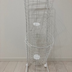 【値下げ】ランドリーラック 洗濯カゴ 新品の画像