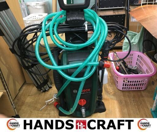 ボッシュ　AQUATAK125　電動高圧洗浄機　中古品　ホース付き　【ハンズクラフト宜野湾店】