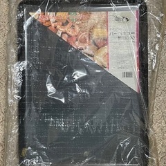 バーベキュー網、鉄板2枚セット小中の画像