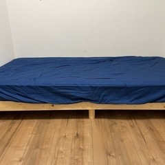 【取引中】シングルベッド マットレス付き