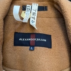 メンズ コート  L キャメル色【美品】アレクサンダージュリアンの画像
