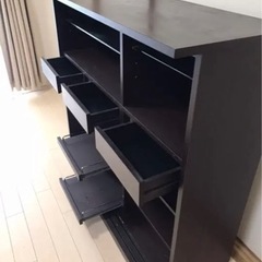 ACTUS（アクタス）WENGE 1145Sカウンター　サイドボード　中古格安の画像