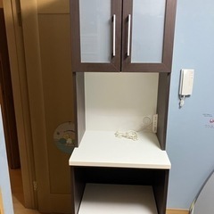 【無料】食器棚　レンジ台