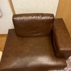 ソファ【１人用】幅115-奥行き85-肘掛け高さ51