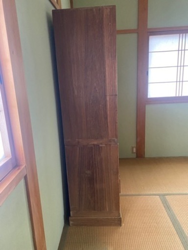 和製ビンテージ　前面桐材　収納力たっぷりの桐箪笥(桐たんす、
