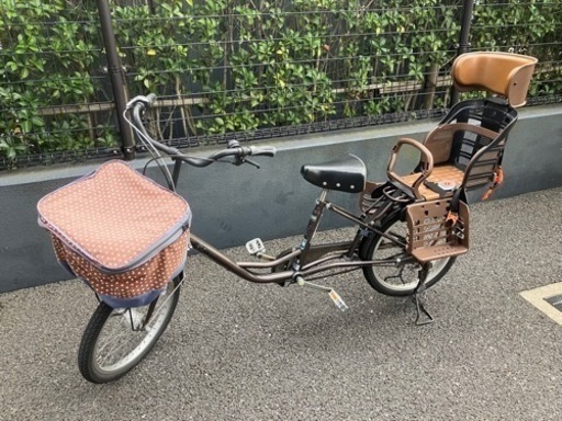 【取引完了】子供乗せ自転車　非電動　20インチ
