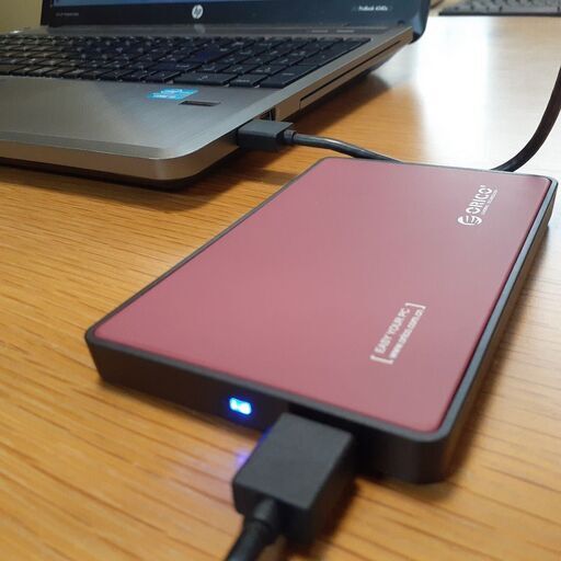 【取引中です】外付けハードディスク　750GB　（ケース新品）　⑯
