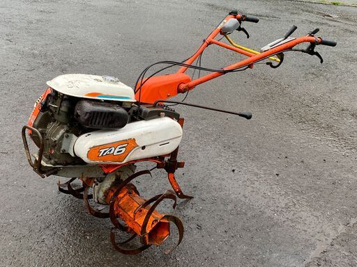 まずは見て触ってご検討を 現物確認歓迎 初期不良対応OK 整備済 かけやすく取り回しの良い 6.2馬力 クボタ 耕運機 TA6 マイグッディ