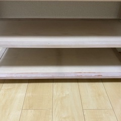 北欧家具風　テレビ台　棚　ホワイトウォッシュの画像