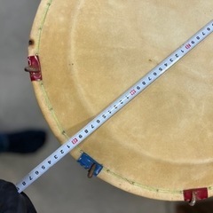 朝鮮太鼓 チャング 伝統楽器 中古品φ42×H57cm程/打楽器/民族楽器 韓国太鼓の画像