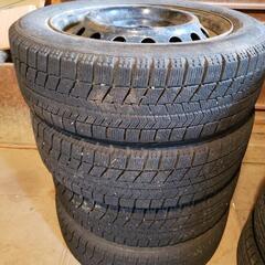 履き潰しや転がしに　VRX155/65R14付きスチールホイル
