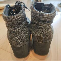中古　GRL　ショート厚底ブーツ　24cmの画像