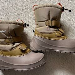 ★美品★モンベル(mont bell)／キッズ スノーブーツ シ...